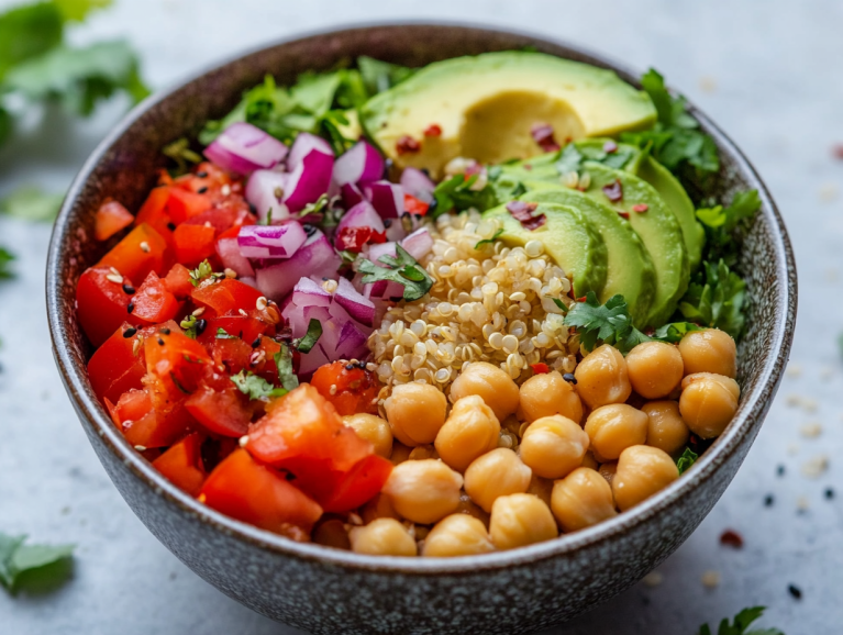 Quinoa and Chickpea Buddha Bowl