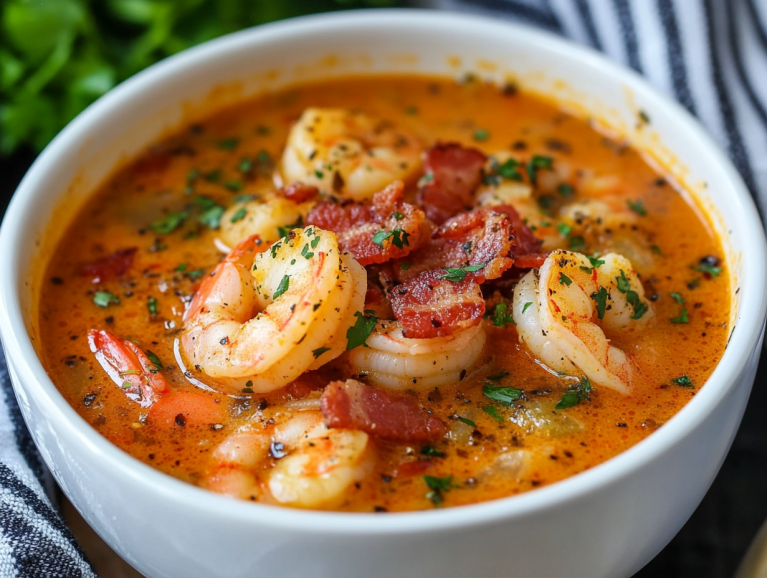 You'll love this recipe because it features bold Creole flavors that make every bite exciting. The bacon and cheddar dumplings add richness and comfort, creating a satisfying dish. It's an easy one-pot meal, making cleanup a breeze, and you can customize the spice levels to suit your taste.