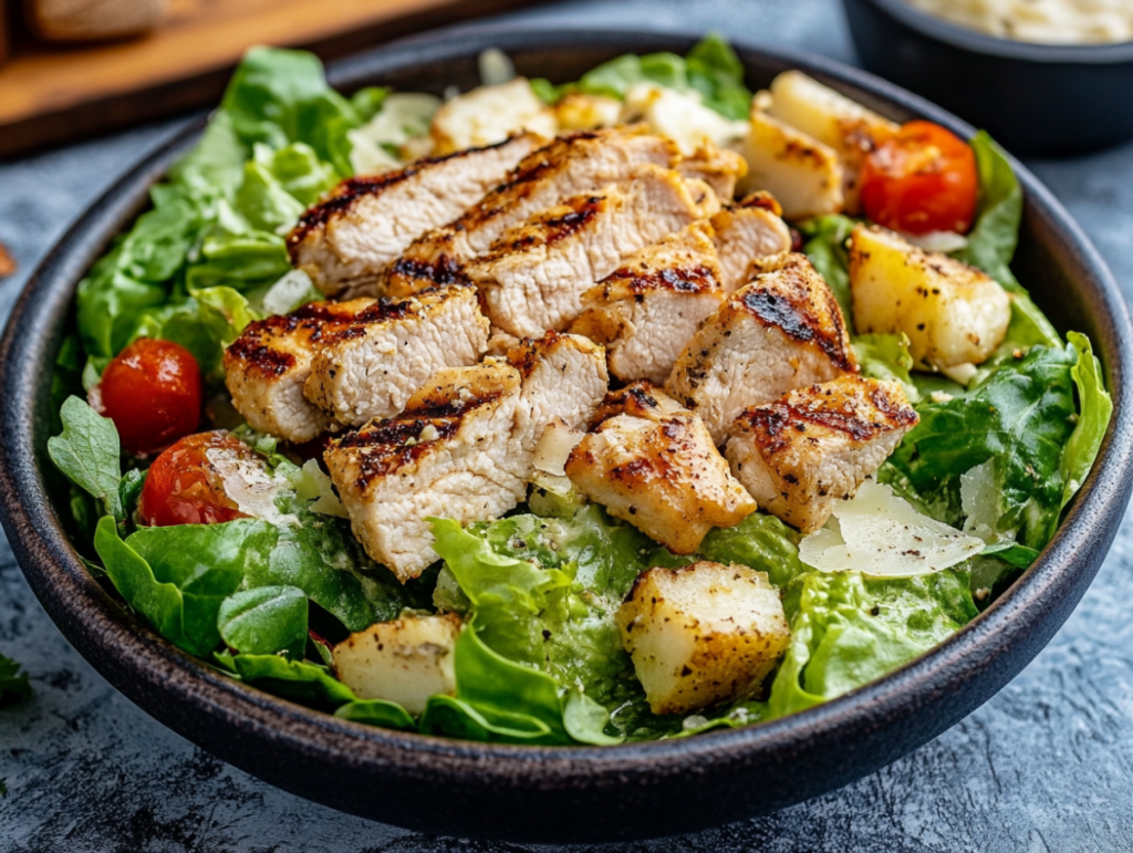 Grilled Chicken Caesar Salad recipe