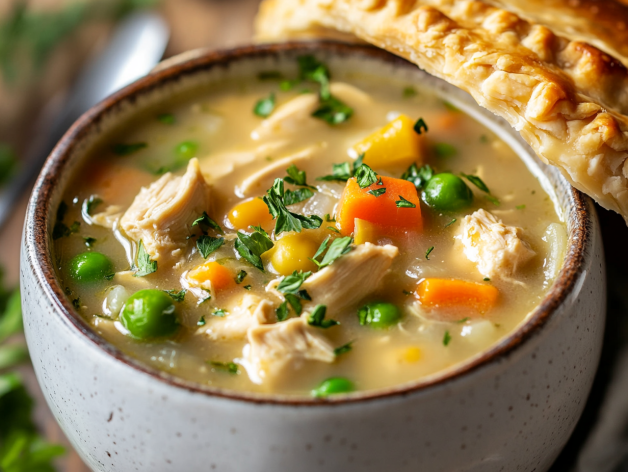 yummy Chicken Pot Pie Soup: A Comforting Classic in a Bowl