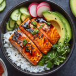 Sticky Miso Salmon Bowl: A Flavorful, Healthy recipe