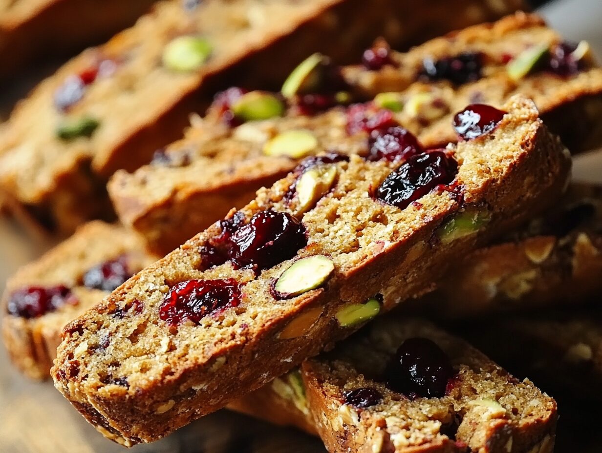 Cranberry Pistachio Biscotti Recipe: A Delicious Crunchy Treat